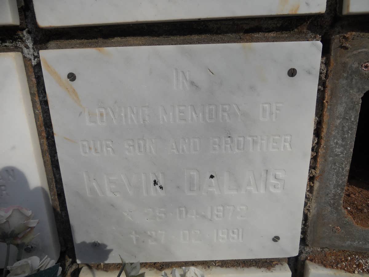 DALAIS Kevin 1972-1991