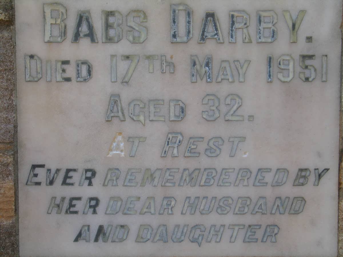 DARBY Babs -1951