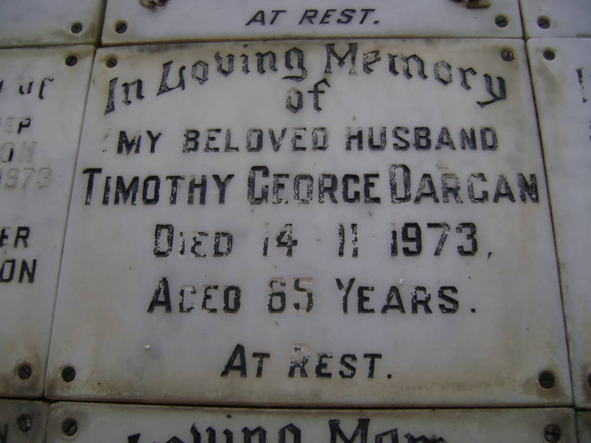 DARGAN Timothy George -1973