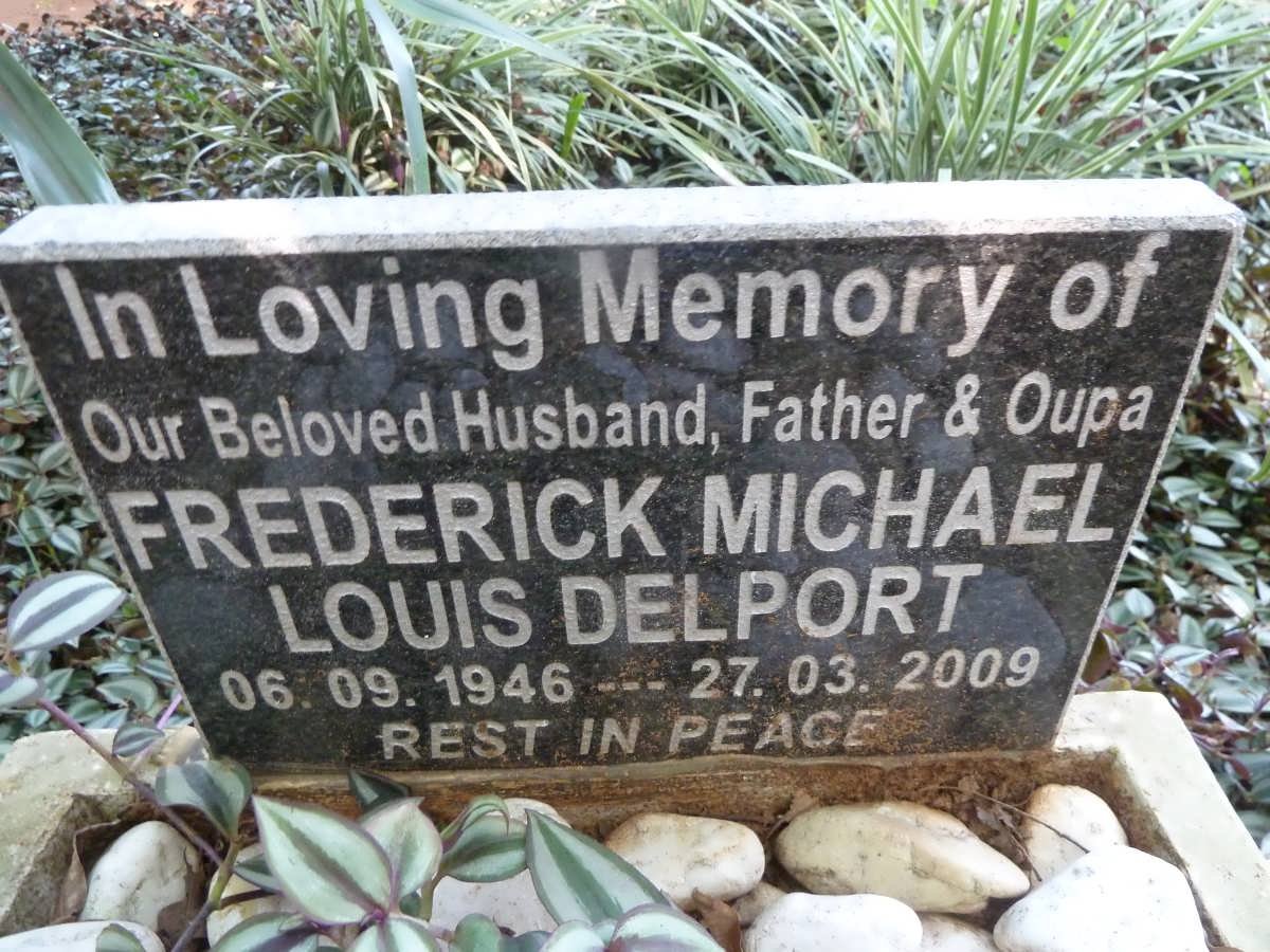 DELPORT Frederick Michael Louis 1946-2009