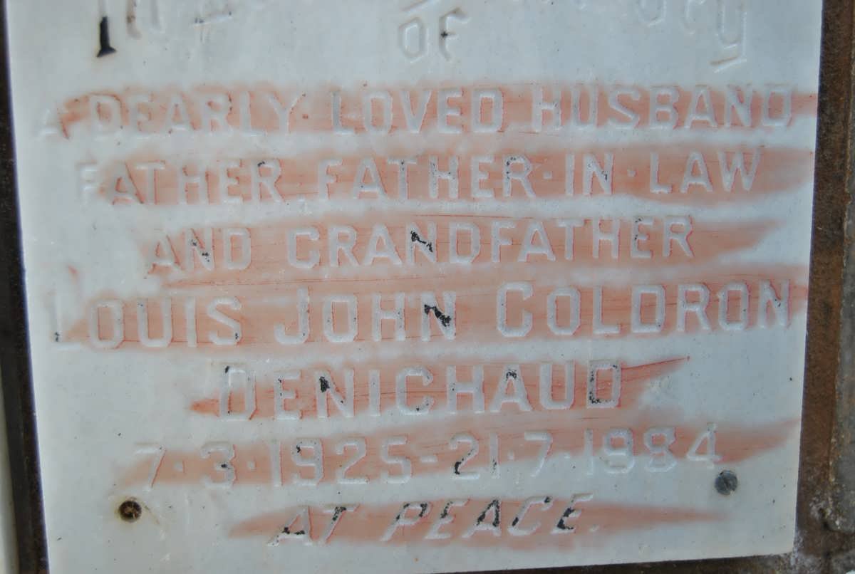 DENICHAUD Louis John Coldron 1925-1984