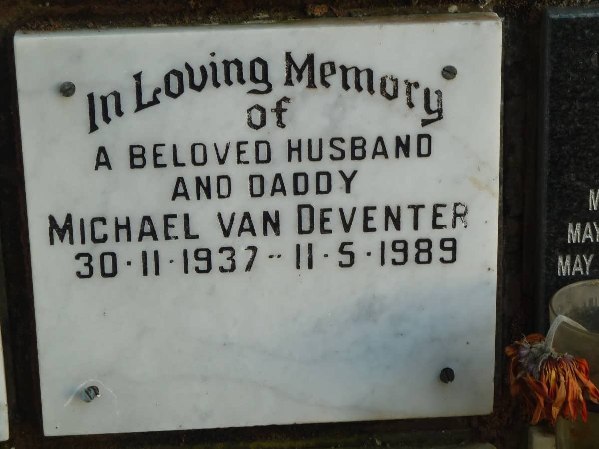 DEVENTER Michael, van 1937-1989