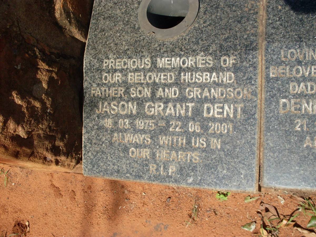 DENT Jason Grant 1975-2001