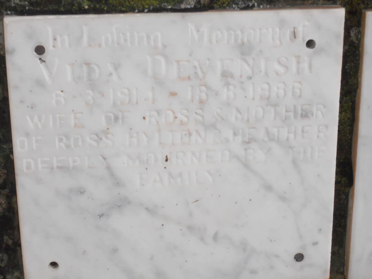 DEVENISH Vida 1914-1986