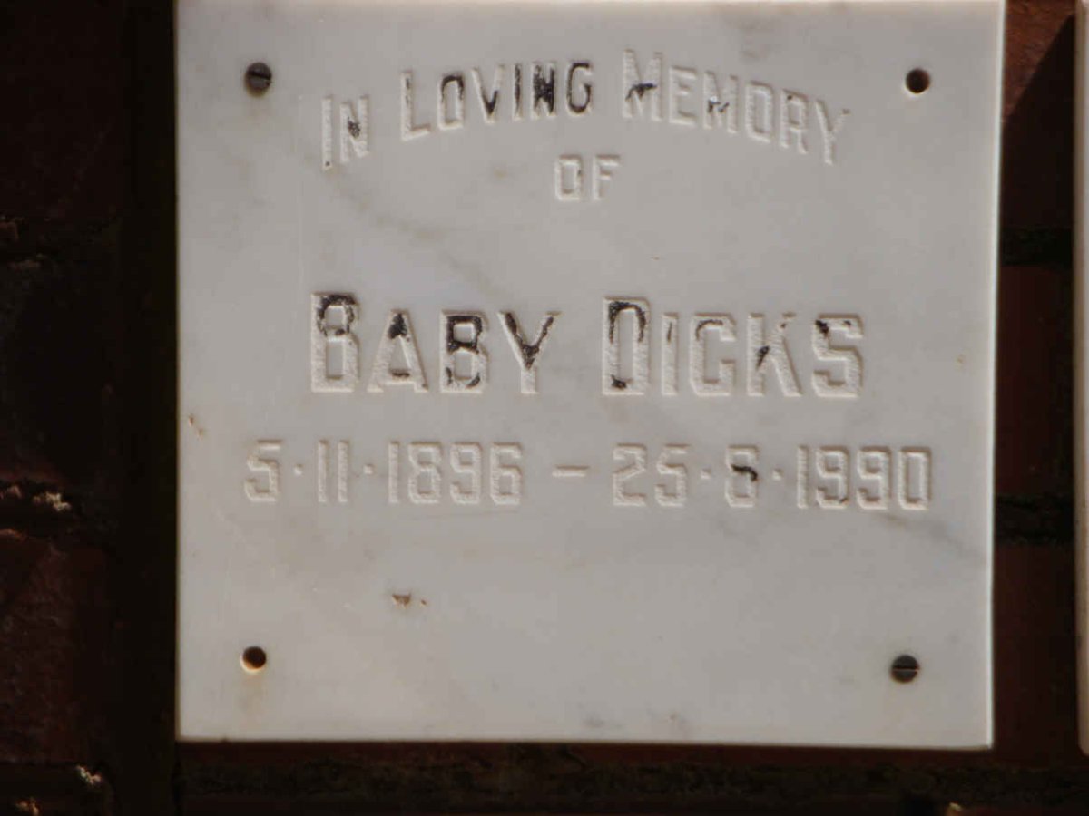 DICKS Baby 1896-1990