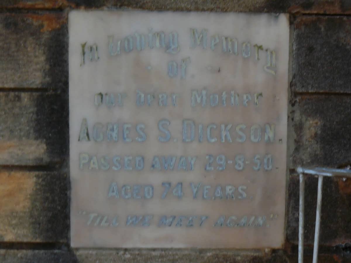 DICKSON Agnes -1950