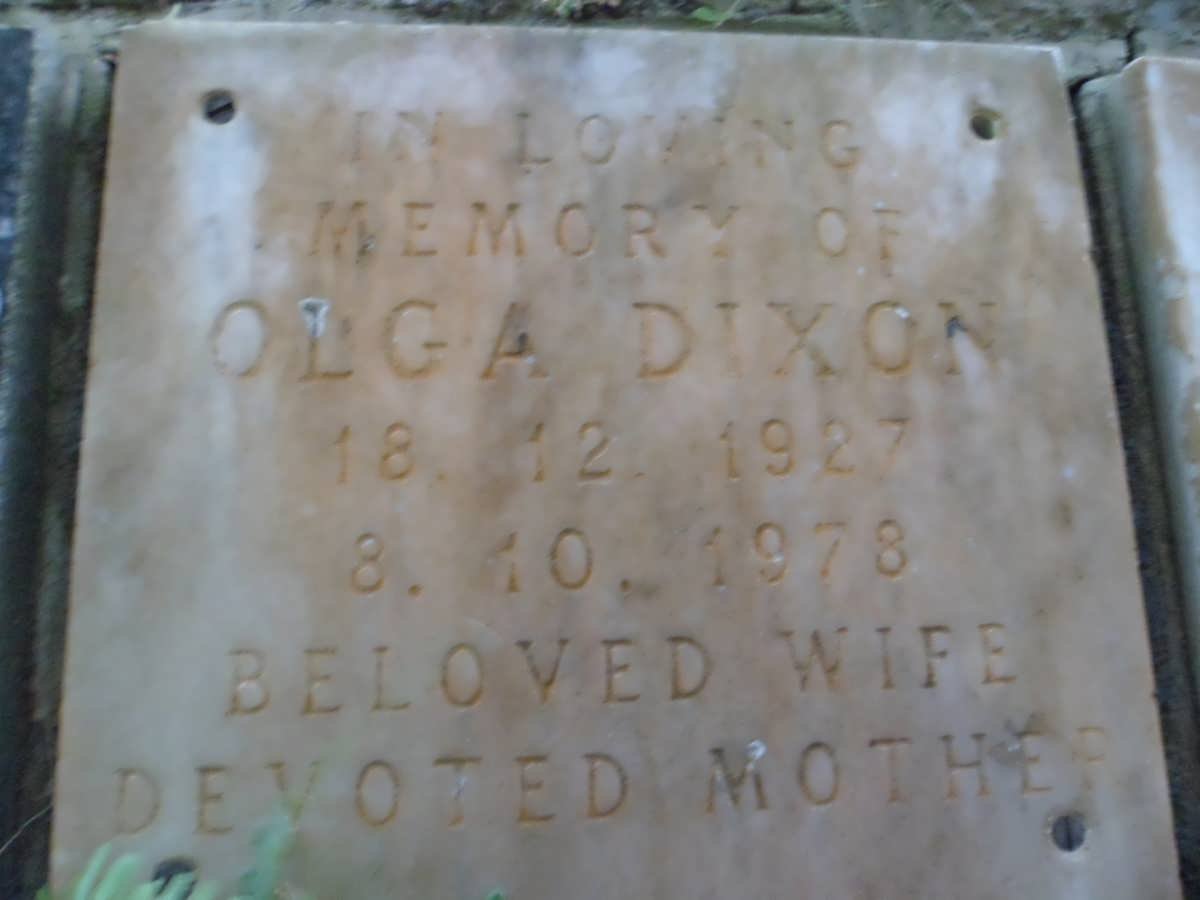 DIXON Olga 1927-1978