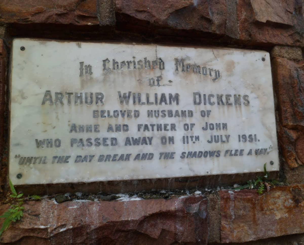 DICKENS Arthur William -1951