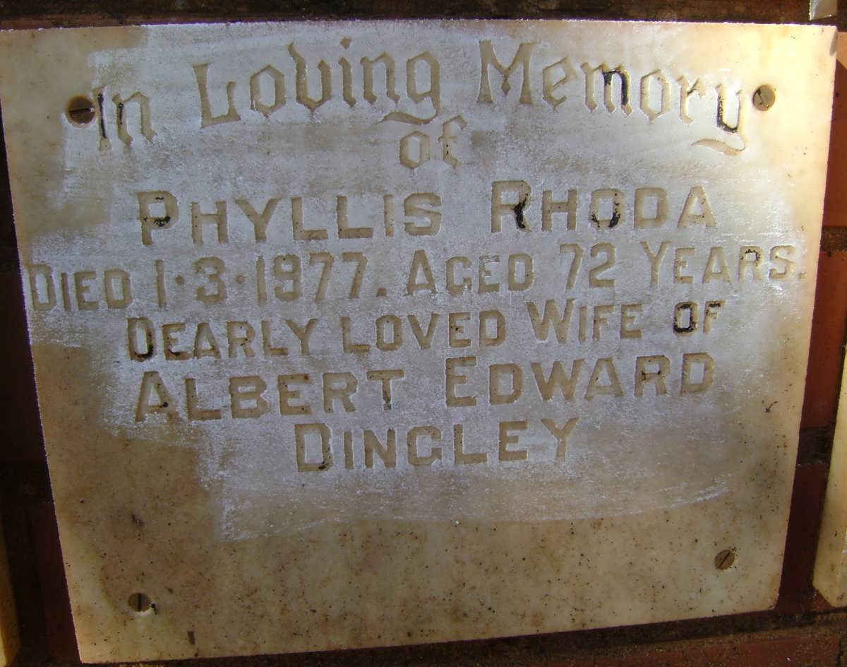 DINGLEY Phyllis Rhoda -1977