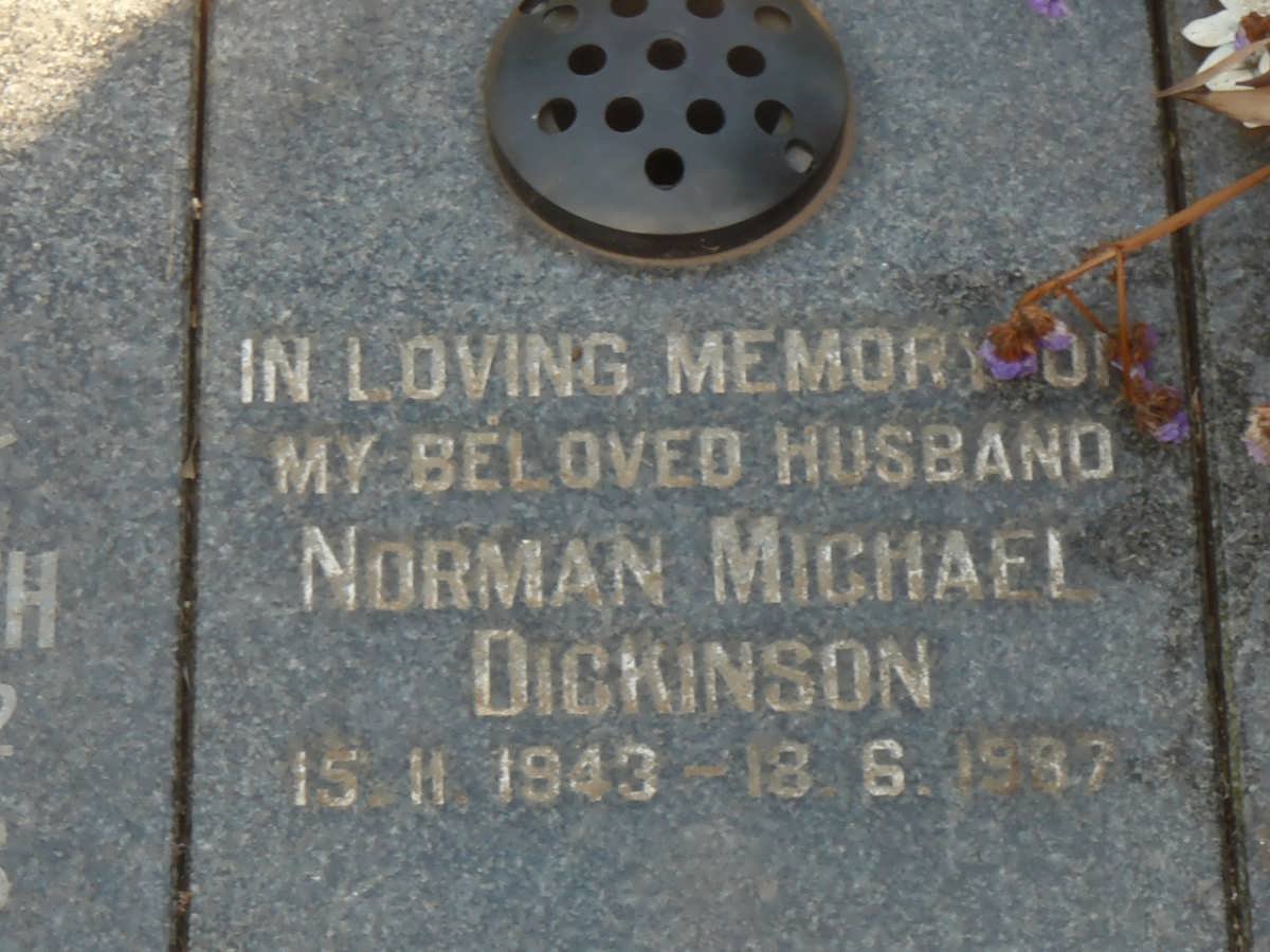 DICKINSON Norman Michael 1943-1987