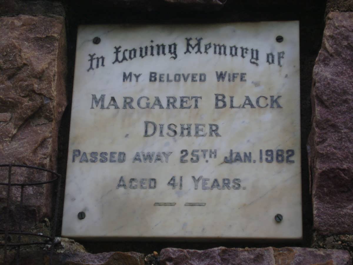 DISHER Margaret Black -1962