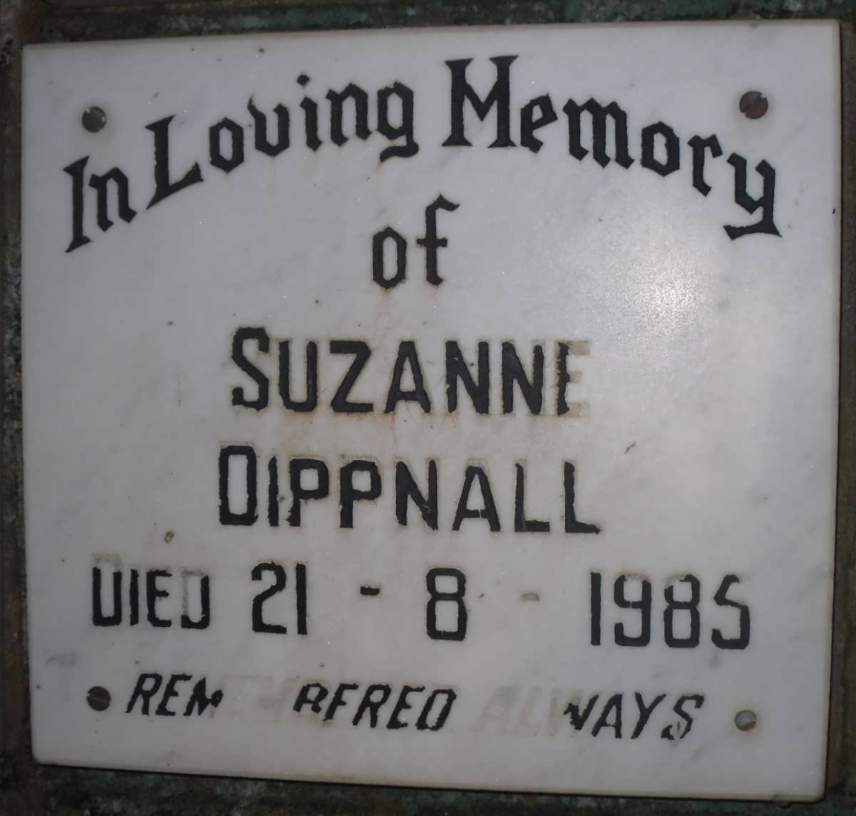 DIPPNALL Suzanne -1985