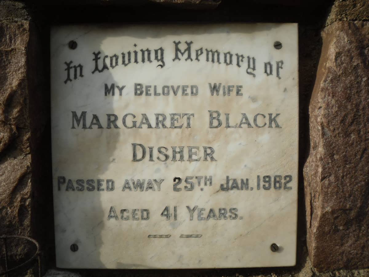 DISHER Margaret Black -1962