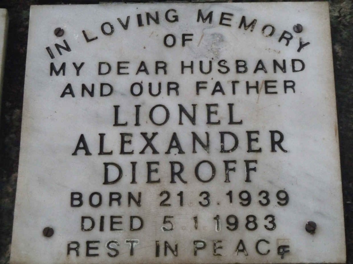 DIEROFF Lionel Alexander 1939-1983