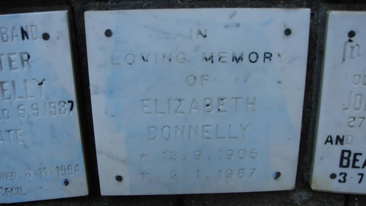 DONNELLY Elizabeth 1905-1987