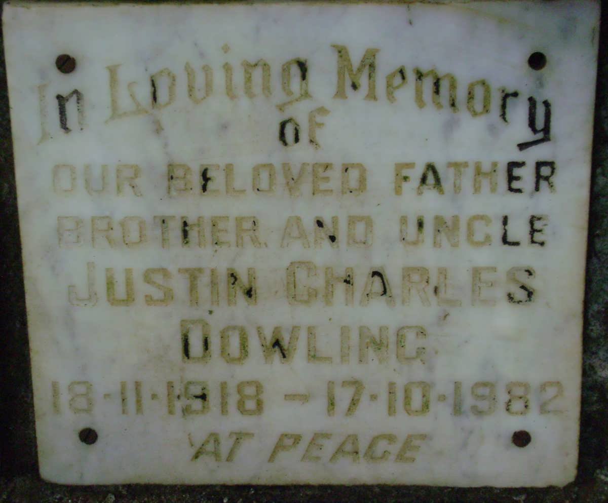 DOWLING Justin Charles 1918-1982