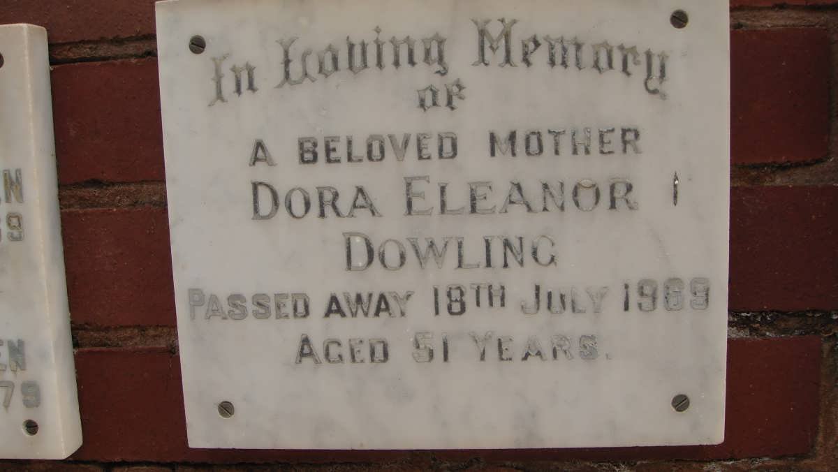 DOWLING Dora Eleanor -1969