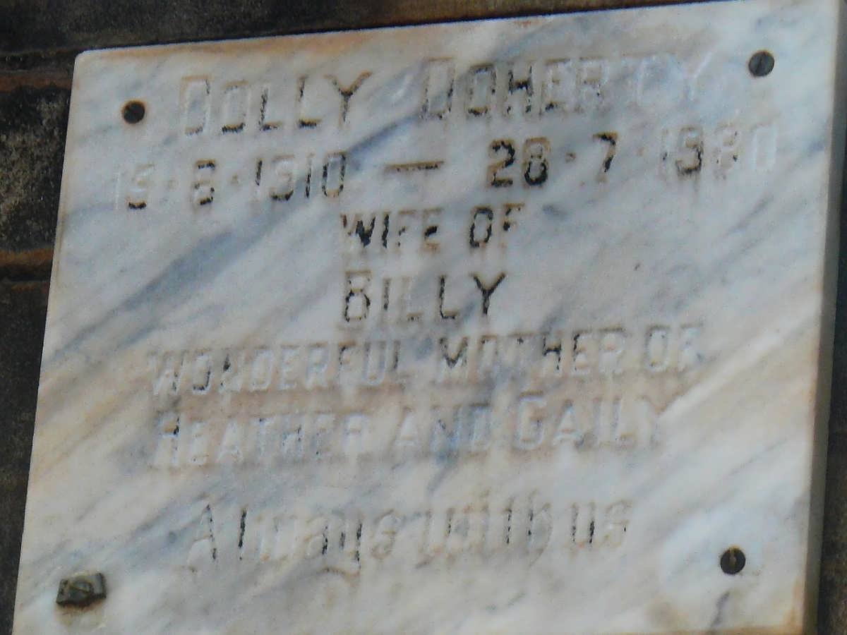 DOHERTY Dolly 1910-1980