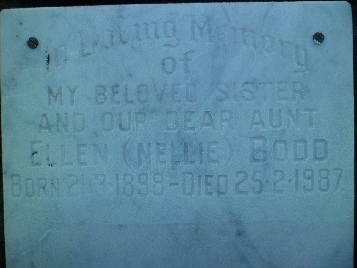DODD Ellen 1898-1987