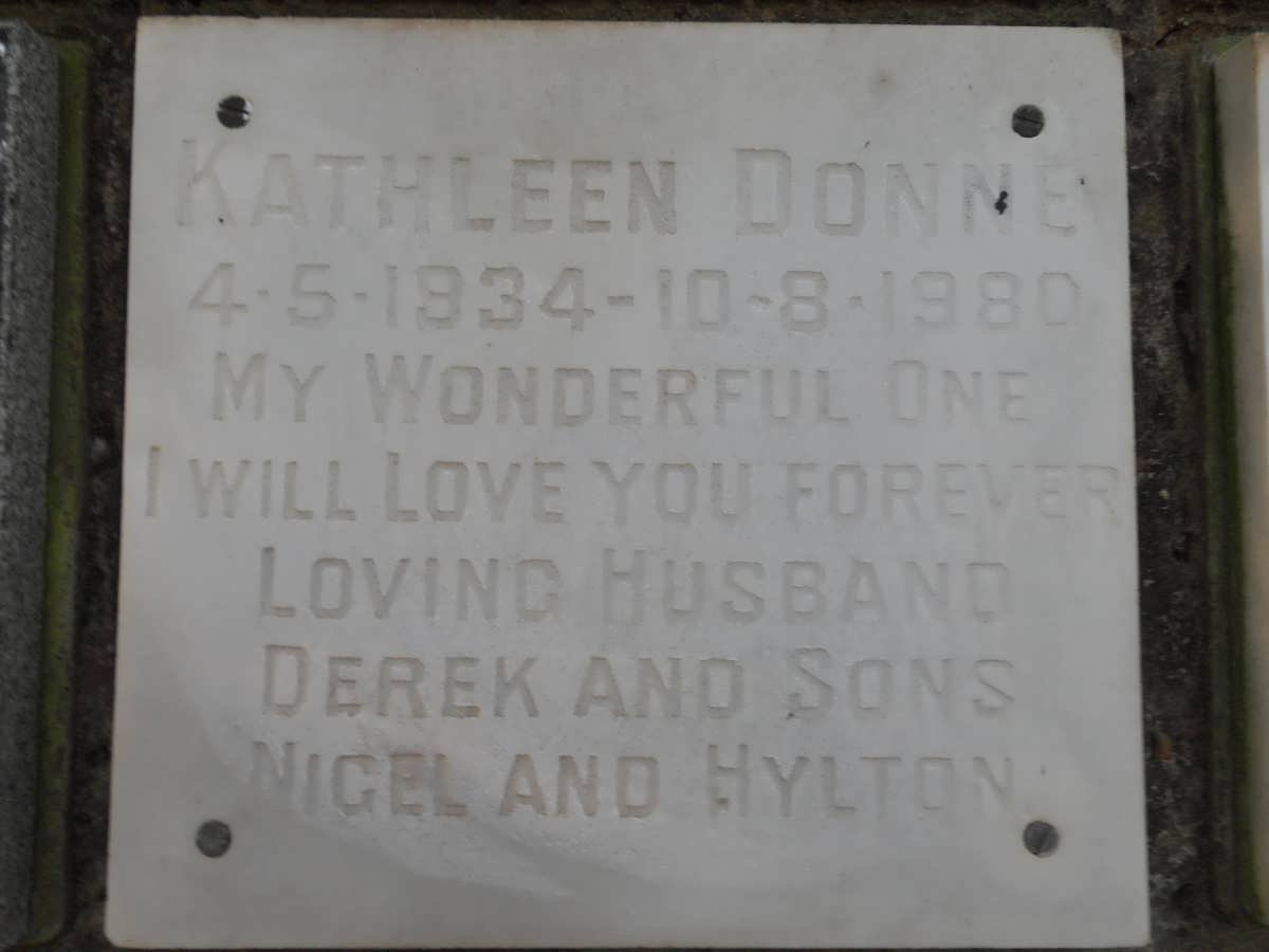 DONNE Kathleen 1934-1980
