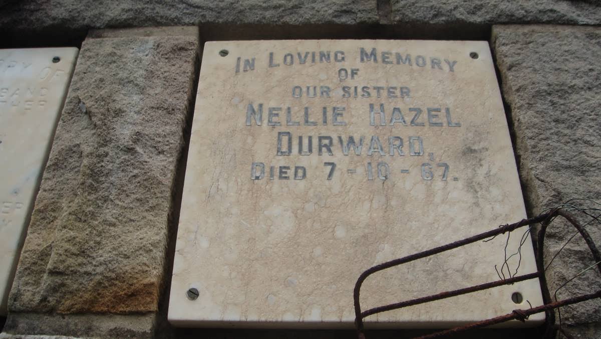 DURWARD Nellie Hazel -1967