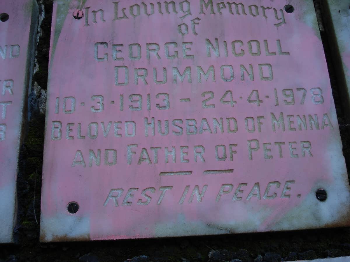DRUMMOND George Nicoll 1913-1978