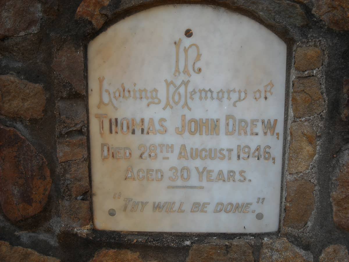 DREW Thomas John -1946