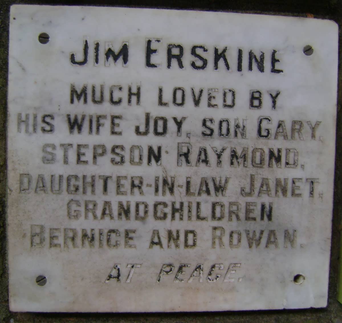 ERSKINE Jim