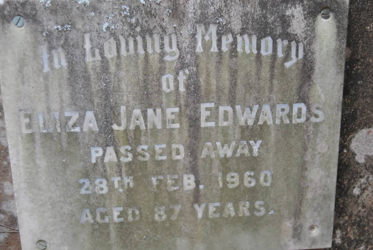 EDWARDS Eliza Jane -1960
