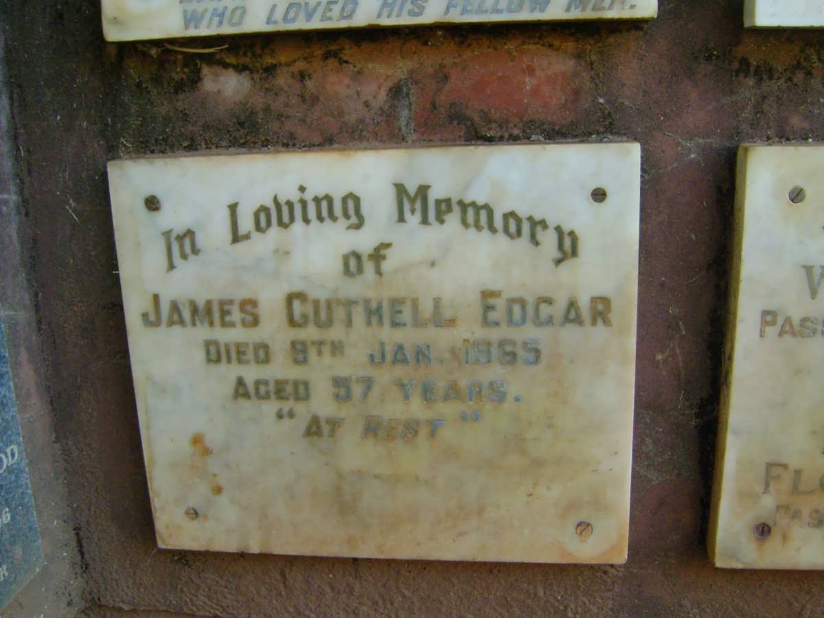 EDGAR James Cuthell -1965