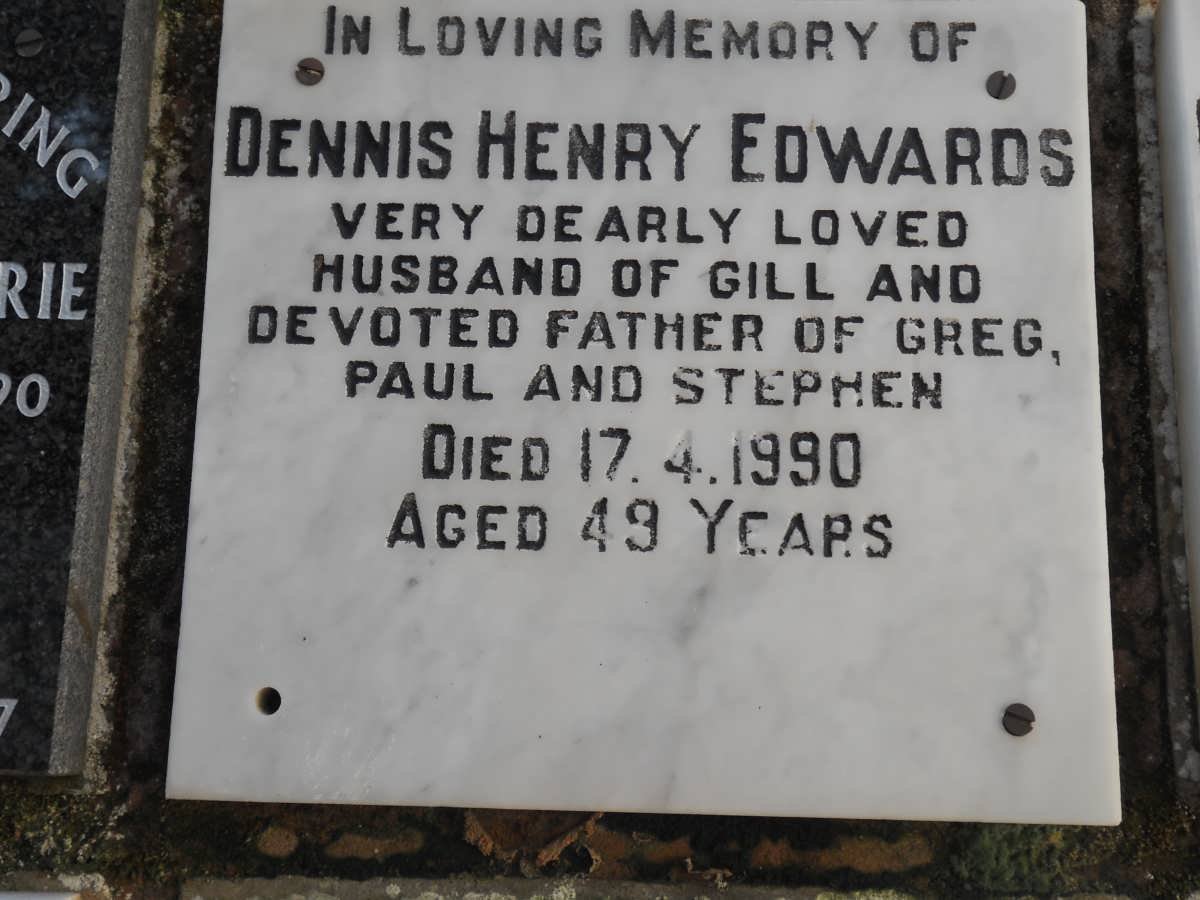 EDWARDS Dennis Henry -1990
