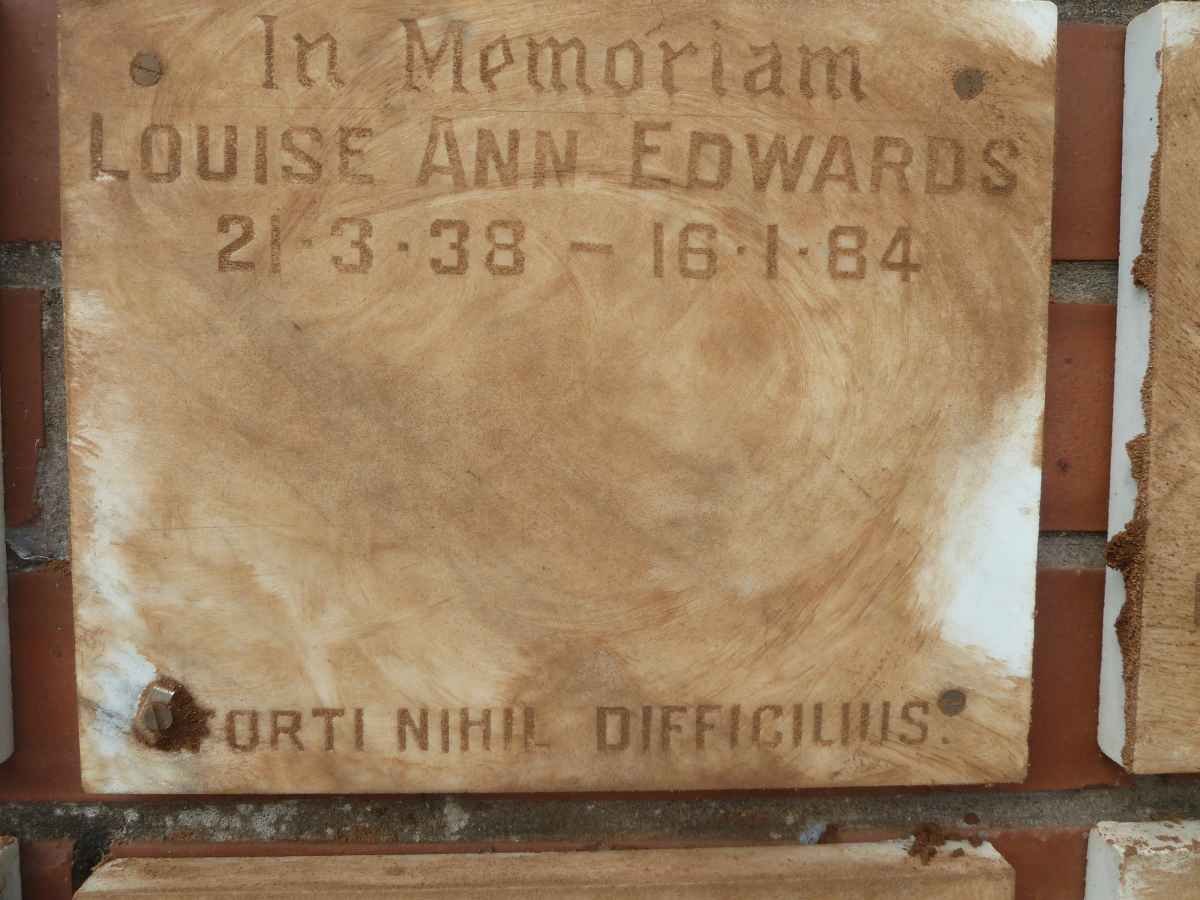 EDWARDS Louise Ann 1938-1984