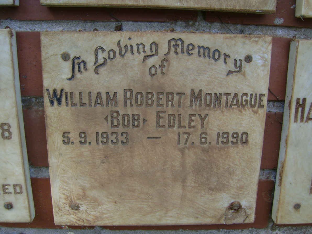 EDLEY William Robert Montague 1933-1990