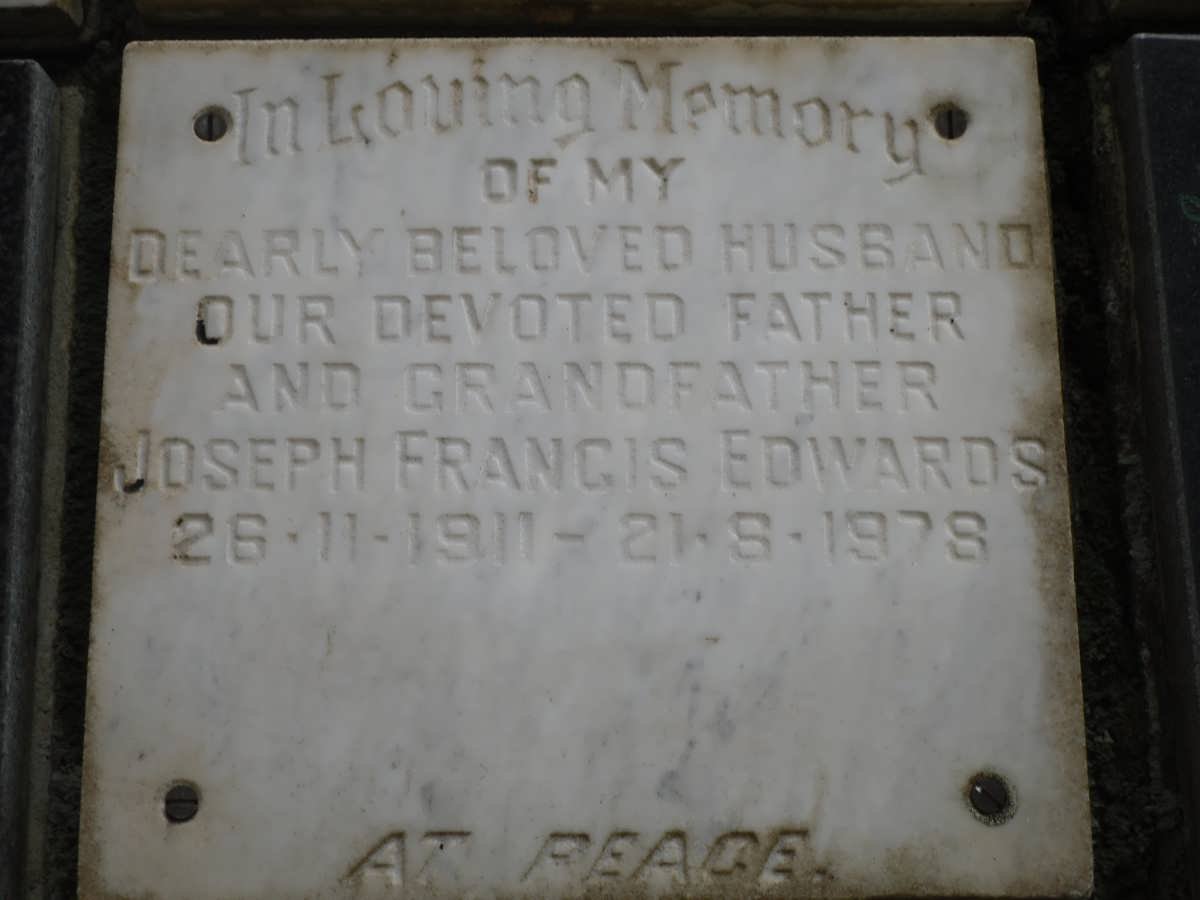 EDWARDS Joseph Francis 1911-1978
