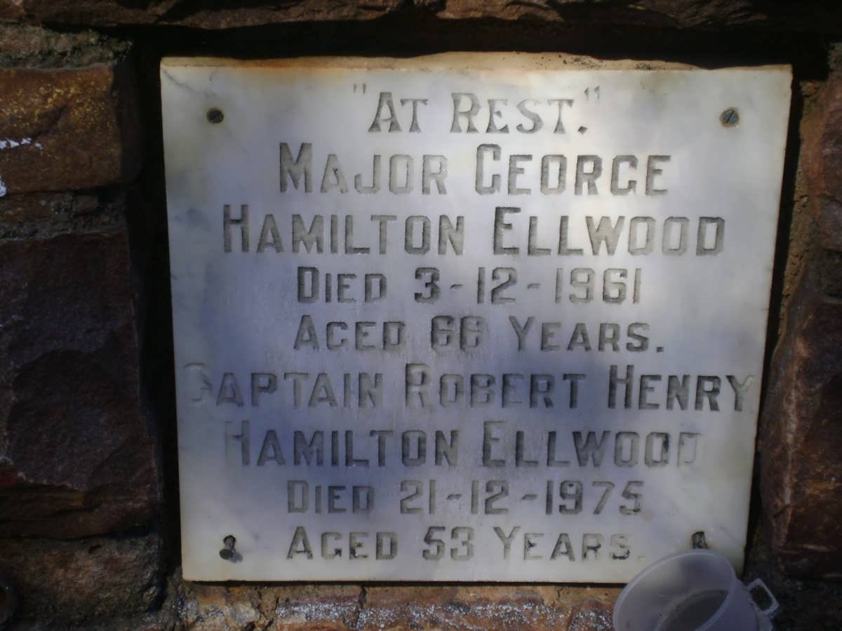 ELLWOOD George Hamilton -1961 :: ELLWOOD Robert Henry Hamilton -1975