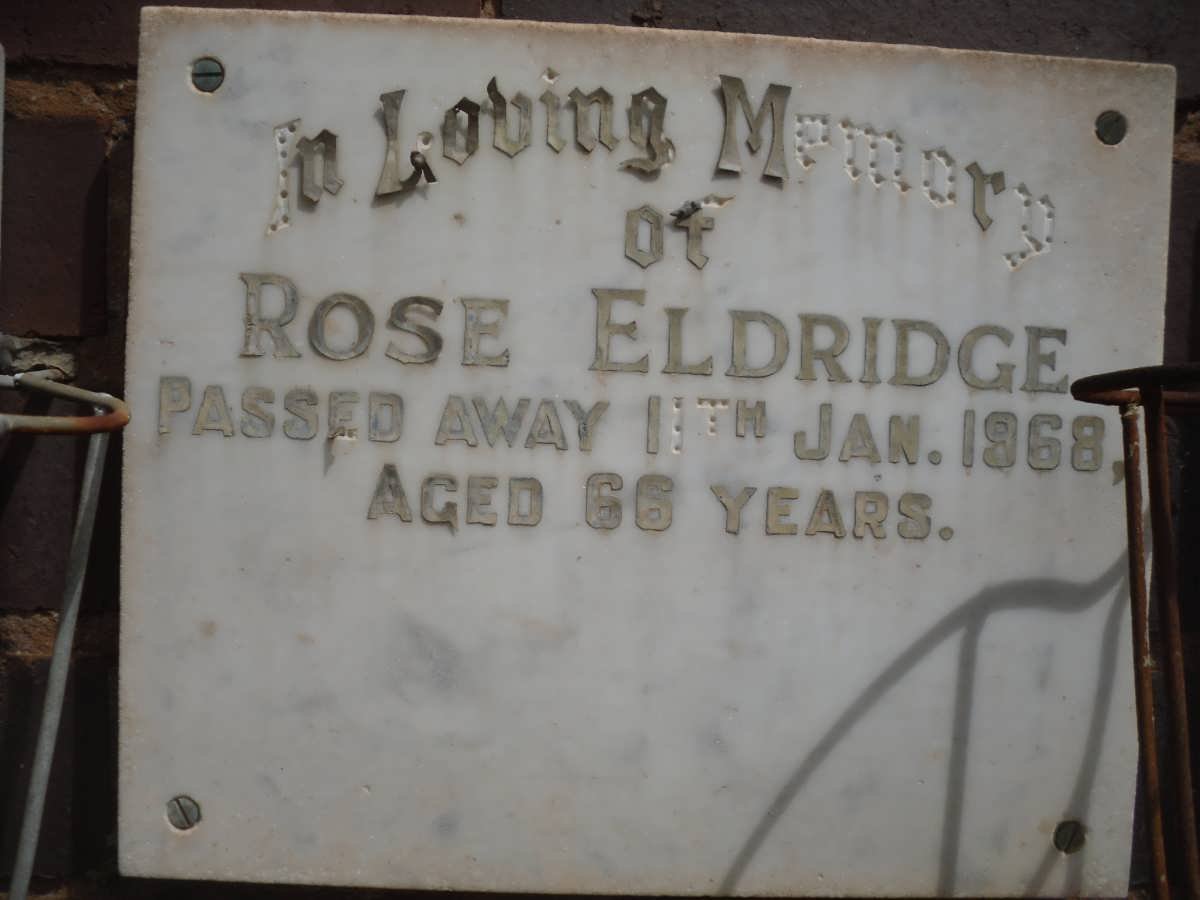 ELDRIDGE Rose -1968