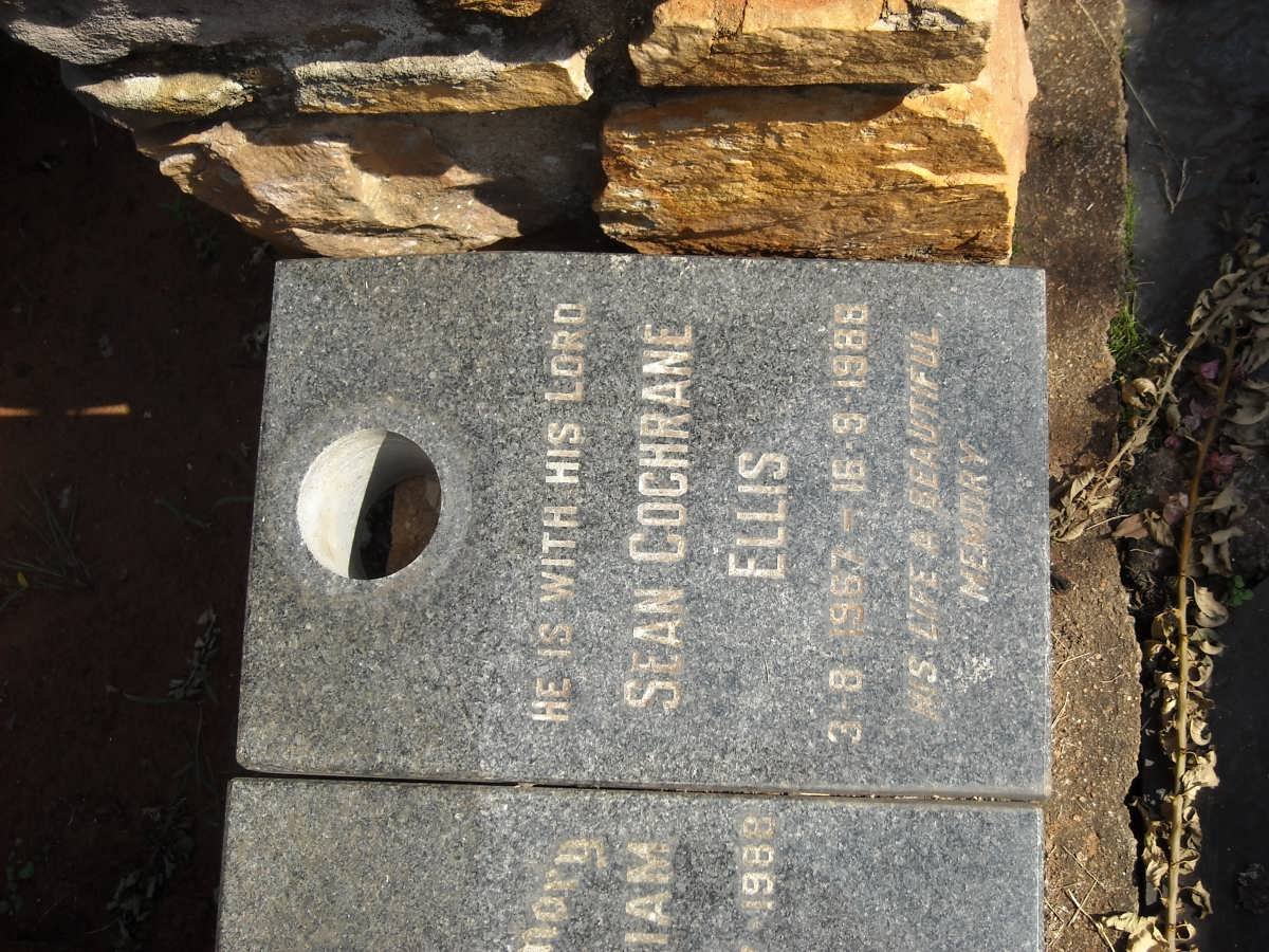 ELLIS Sean Cochrane 1967-1988