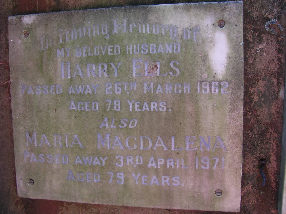 ELLS Harry -1962 &amp; Maria Magdalena -1971
