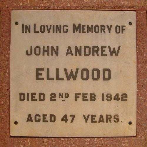 ELLWOOD John Andrew  -1942