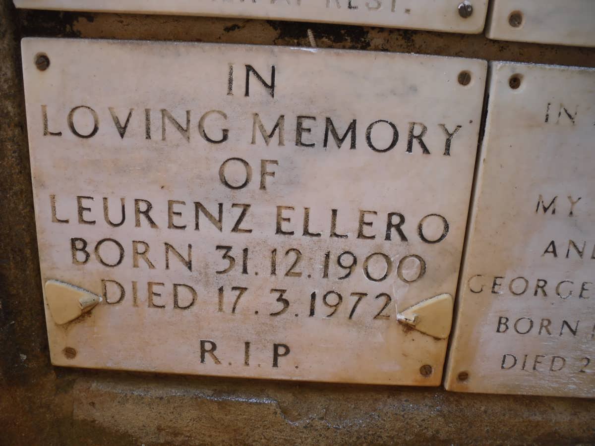 ELLERO Leurenz 1900-1972