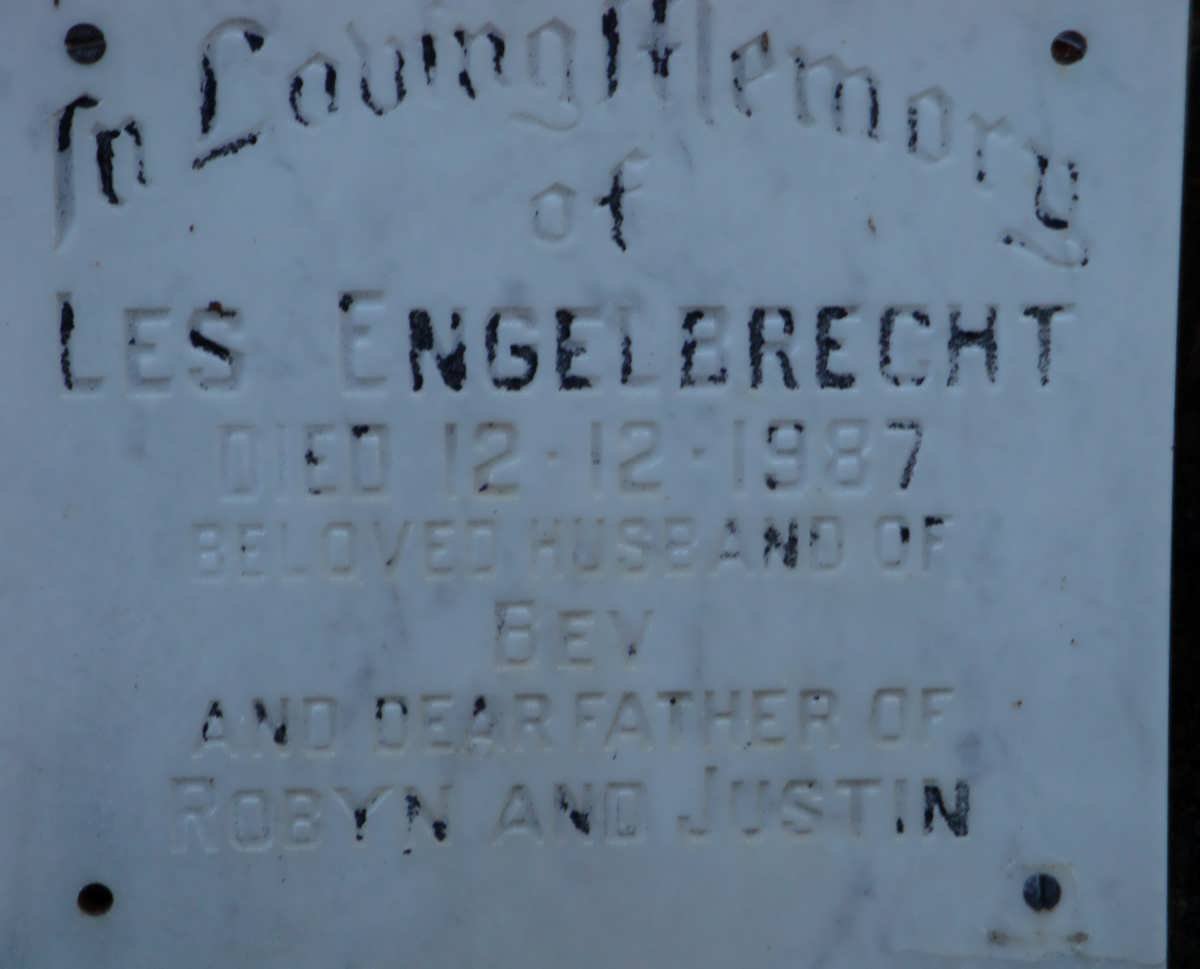 ENGELBRECHT Les -1987