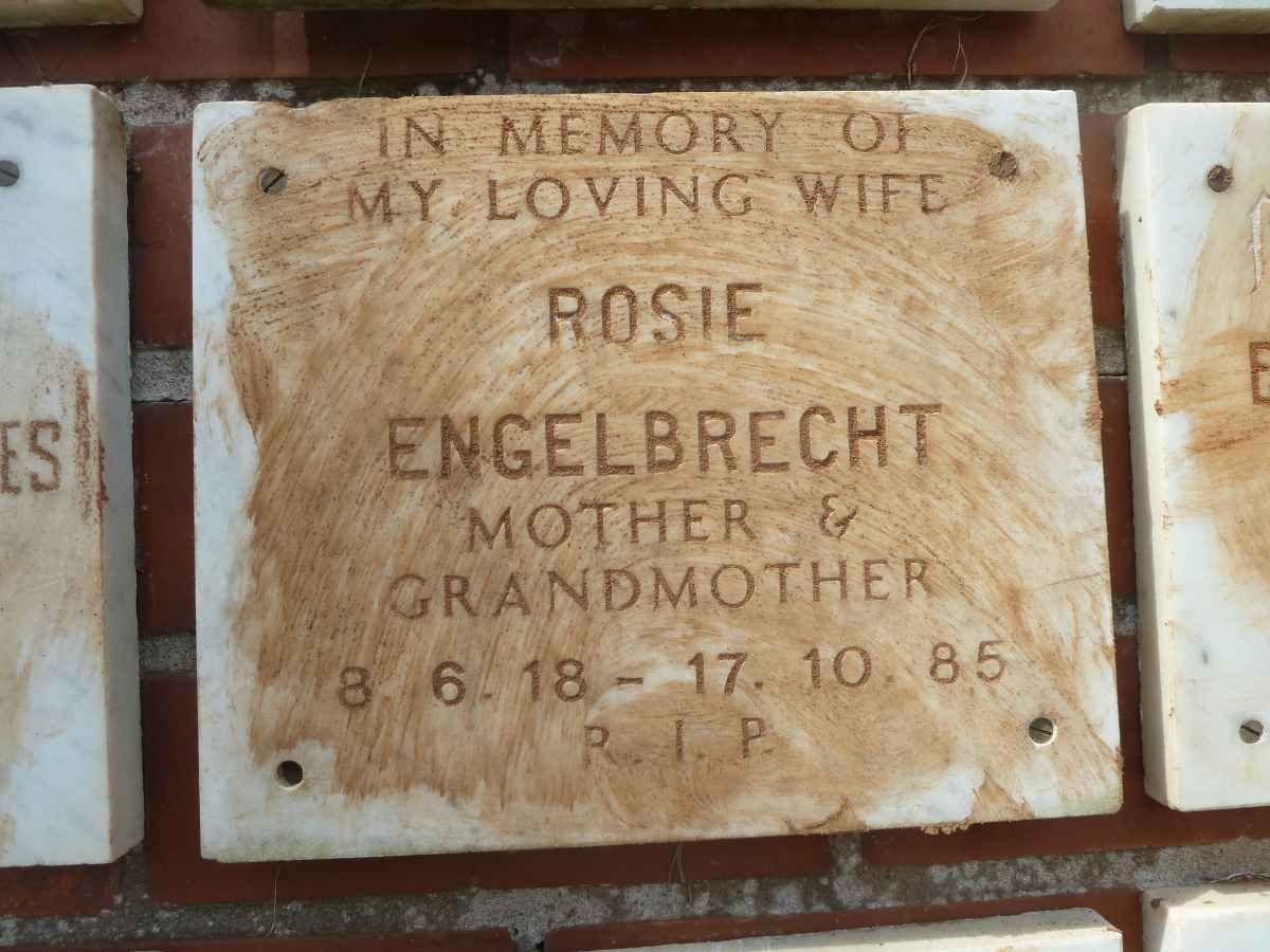 ENGELBRECHT Rosie 1918-1985