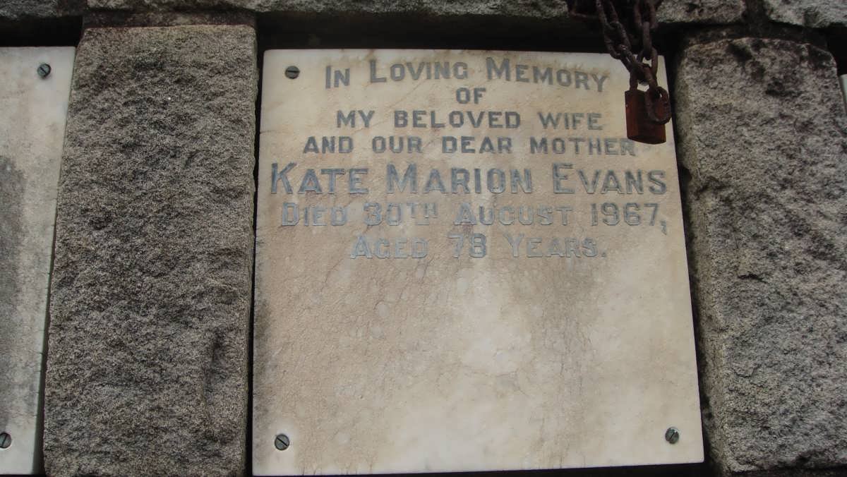 EVANS Kate Marion -1967