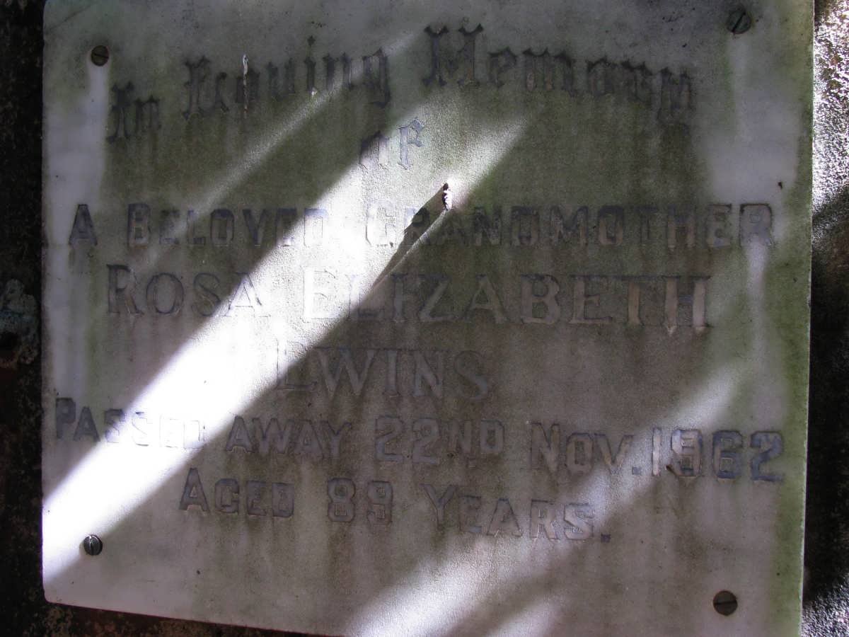 EWINS Rosa Elizabeth -1962