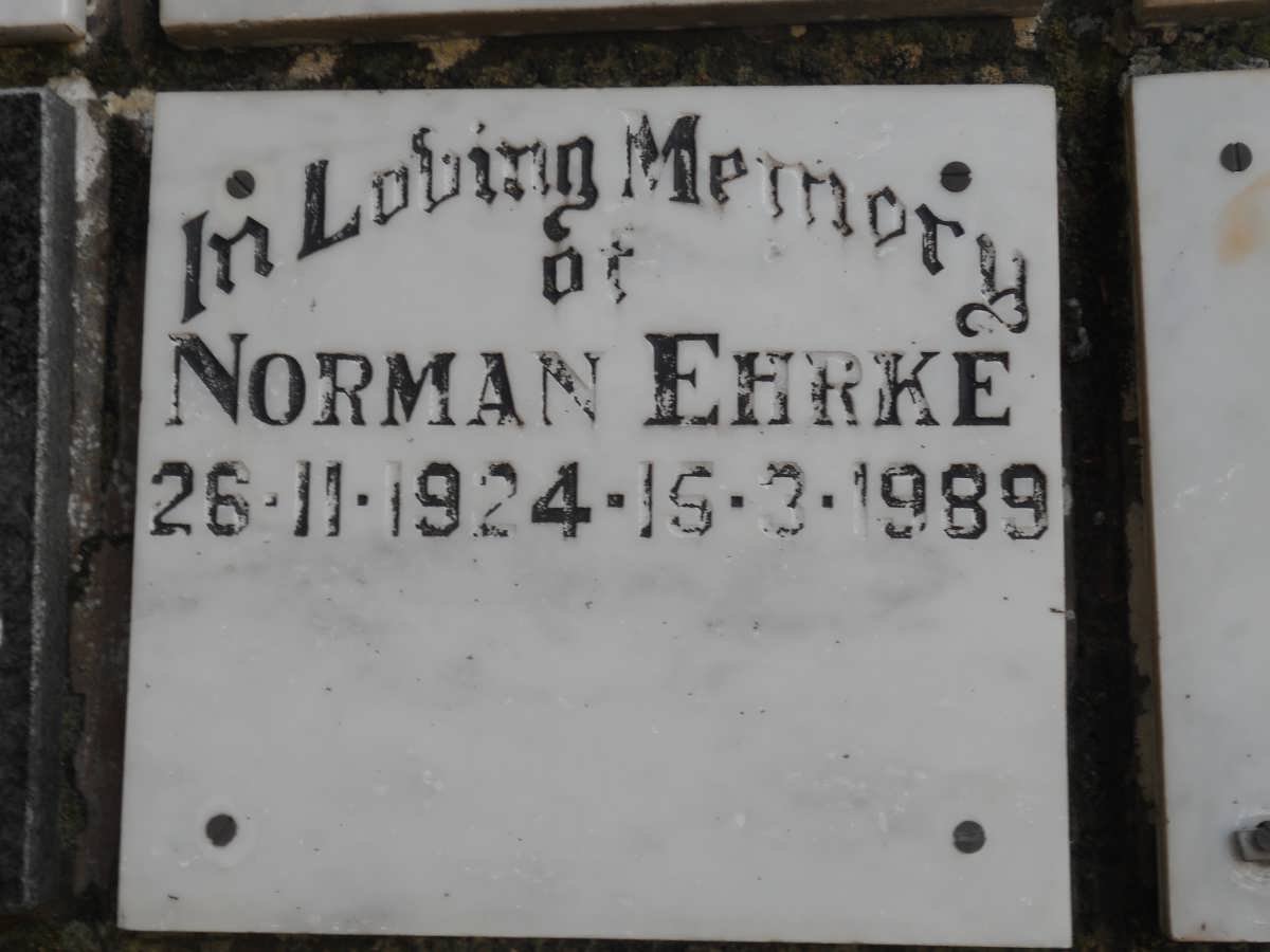EHRKE Norman 1924-1989