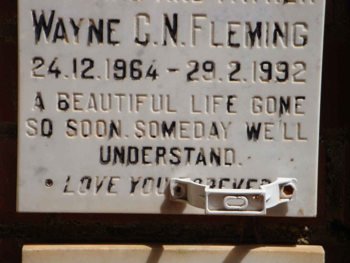 FLEMING Wayne C.N. 1964-1992