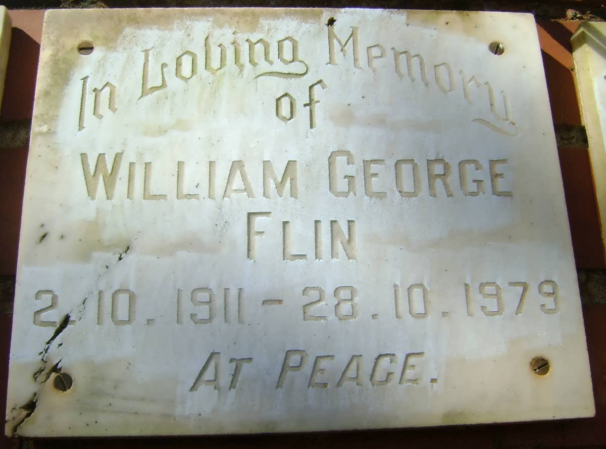 FLIN William George 1911-1979