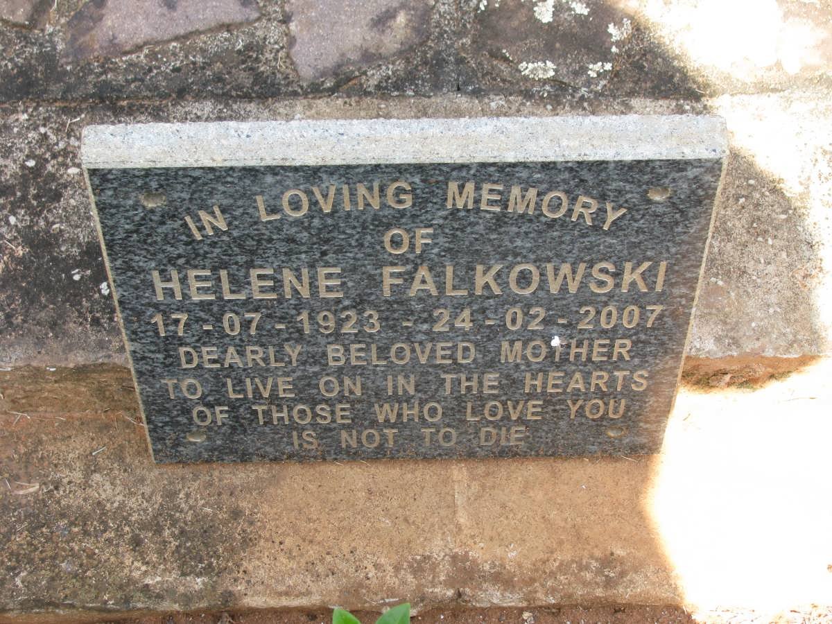 FALKOWSKI Helene 1923-2007