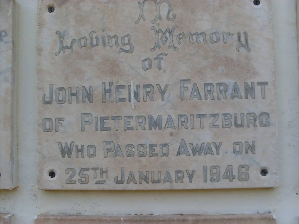 FARRANT John Henry -1946