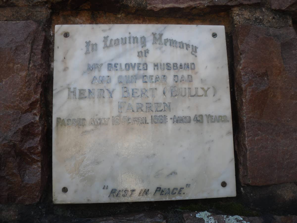 FARREN Henry Bert -1961